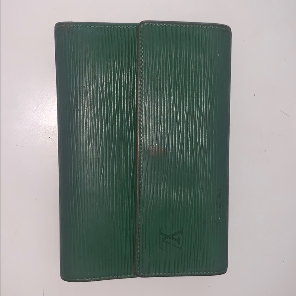 LV Green Wallet